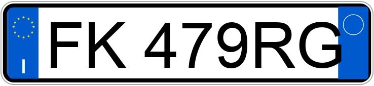 Numer rejestracyjny FK479RG posiada FIAT 500L Numer rejestracyjny FK479RG posiada FIAT 500L