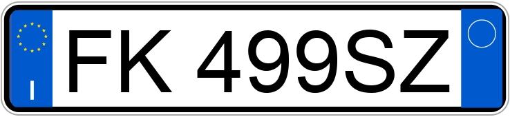 Numer rejestracyjny FK499SZ posiada FIAT Tipo Numer rejestracyjny FK499SZ posiada FIAT Tipo