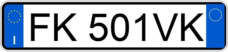 Numer rejestracyjny FK501VK posiada CITROEN C3 Picasso