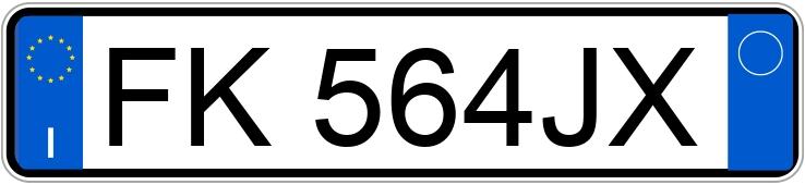 Numer rejestracyjny FK564JX posiada MERCEDES CLA