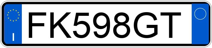 Numer rejestracyjny FK598GT posiada BMW X6