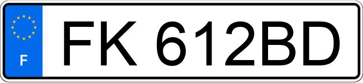 Numer rejestracyjny FK612BD posiada TOYOTA SUPRA V