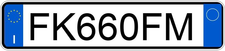 Numer rejestracyjny FK660FM posiada ALFA ROMEO Giulia