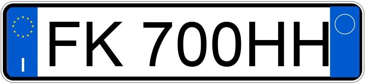 Numer rejestracyjny FK700HH posiada FIAT 500L Numer rejestracyjny FK700HH posiada FIAT 500L