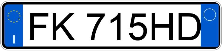 Numer rejestracyjny FK715HD posiada OPEL Crossland