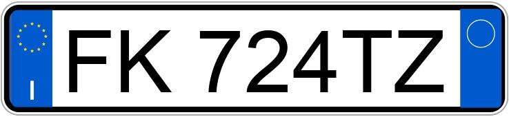 Numer rejestracyjny FK724TZ posiada VOLKSWAGEN Golf 7a serie