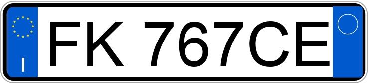 Numer rejestracyjny FK767CE posiada VOLKSWAGEN Golf 7a serie