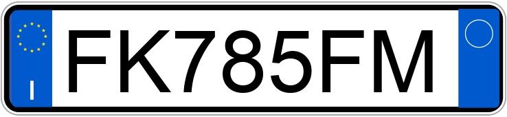 Numer rejestracyjny FK785FM posiada NISSAN Micra 5a serie