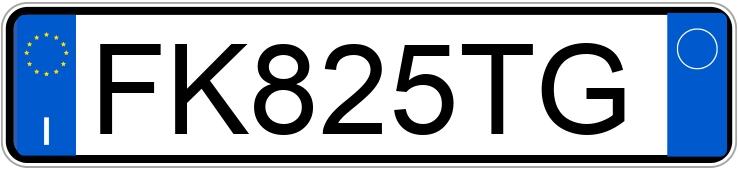 Numer rejestracyjny FK825TG posiada FIAT 500X