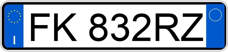 Numer rejestracyjny FK832RZ posiada HYUNDAI Tucson 2a serie