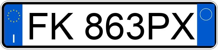 Numer rejestracyjny FK863PX posiada ALFA ROMEO Stelvio