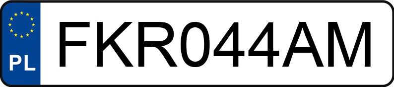 Numer rejestracyjny FKR 044AM posiada VOLKSWAGEN Caddy Maxi TDi MR`04 E4 2.4t Caddy Maxi TDi MR`04 E4 2.4t - FKR044AM