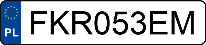 Numer rejestracyjny FKR 053EM posiada PORSCHE CAYENNE S - FKR053EM Numer rejestracyjny FKR 053EM posiada PORSCHE CAYENNE S - FKR053EM