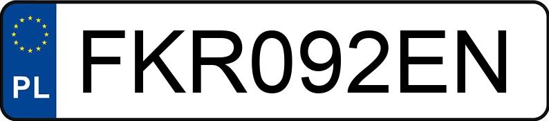 Numer rejestracyjny FKR092EN posiada VOLVO XC 40 2.0 D3 MR`18 E6 XC 40 2.0 D3 MR`18 E6