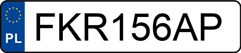 Numer rejestracyjny FKR156AP posiada AUDI A4 Allroad TDI MR`09 E5 B8 A4 Allroad TDI MR`09 E5 B8