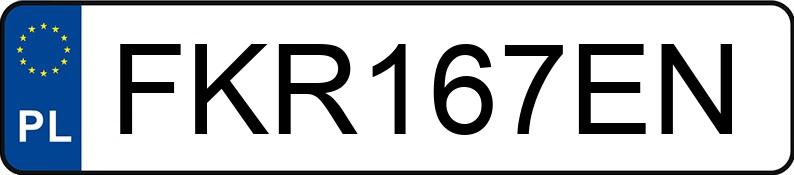 Numer rejestracyjny FKR 167EN posiada AUDI A4 QUATTRO - FKR167EN