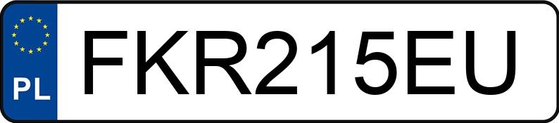 Numer rejestracyjny FKR 215EU posiada VOLKSWAGEN POLO - FKR215EU