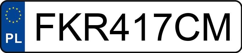 Numer rejestracyjny FKR 417CM posiada VOLKSWAGEN PASSAT - FKR417CM Numer rejestracyjny FKR 417CM posiada VOLKSWAGEN PASSAT - FKR417CM