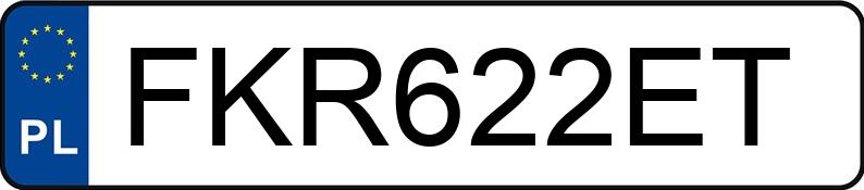 Numer rejestracyjny FKR 622ET posiada VOLKSWAGEN GOLF - FKR622ET