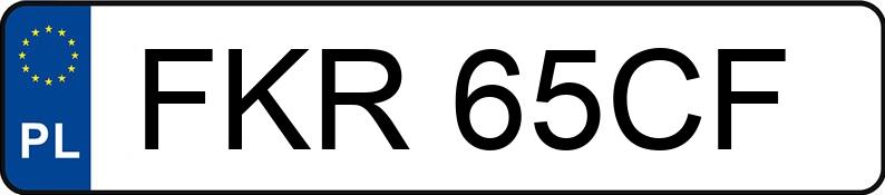 Numer rejestracyjny FKR 65CF posiada VOLKSWAGEN Passat 1.9 TDI MR`94 CL - FKR65CF