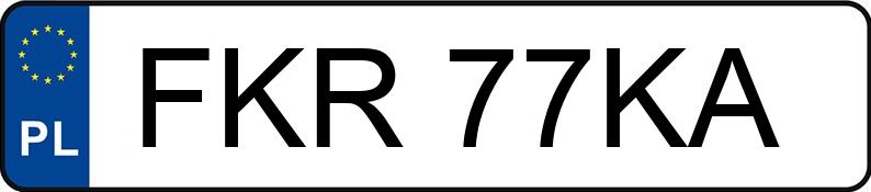 Numer rejestracyjny FKR 77KA posiada VOLVO V70 2.5 D MR`96 - FKR77KA