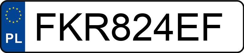 Numer rejestracyjny FKR 824EF posiada AUDI A4 Avant Quattro 3.0 TDi DPF MR`12 E5 B8 A4 Avant Quattro 3.0 TDi DPF MR`12 E5 B8 - FKR824EF