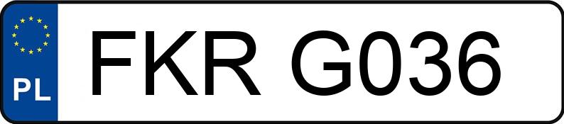 Numer rejestracyjny FKR G036 posiada NYSA T 522 2.5t T 522 2.5t - FKRG036