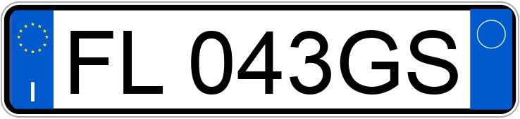 Numer rejestracyjny FL043GS posiada AUDI A3 3a serie