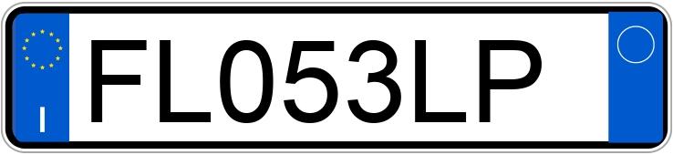 Numer rejestracyjny FL053LP posiada LAND ROVER RR Evoque 1a serie