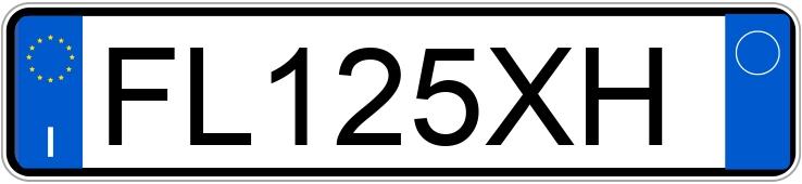 Numer rejestracyjny FL125XH posiada CITROEN C3 Picasso