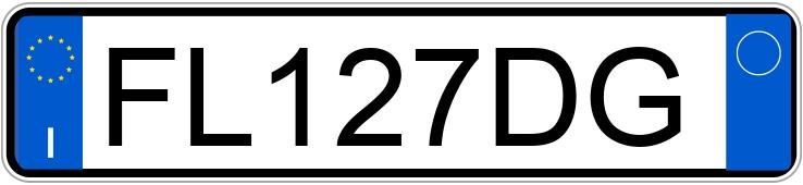 Numer rejestracyjny FL127DG posiada FIAT 500 Numer rejestracyjny FL127DG posiada FIAT 500