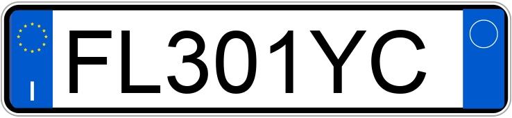 Numer rejestracyjny FL301YC posiada FIAT Panda 3a serie