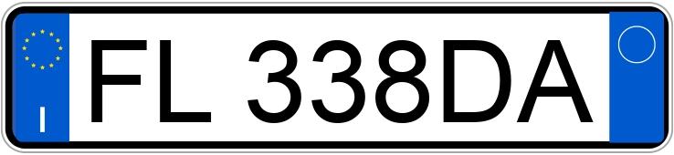 Numer rejestracyjny FL338DA posiada FORD Fiesta 7a serie