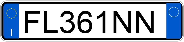 Numer rejestracyjny FL361NN posiada FIAT 500