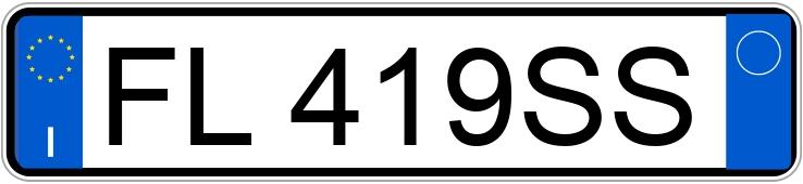 Numer rejestracyjny FL419SS posiada ALFA ROMEO Stelvio