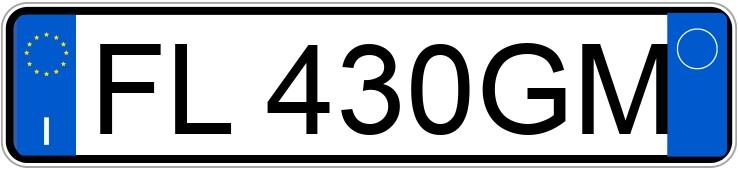 Numer rejestracyjny FL430GM posiada FORD EcoSport