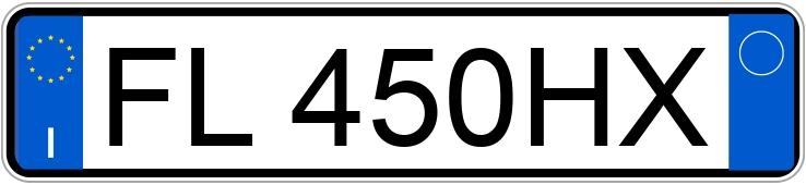 Numer rejestracyjny FL450HX posiada AUDI A5 1a serie