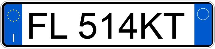 Numer rejestracyjny FL514KT posiada FIAT 500X