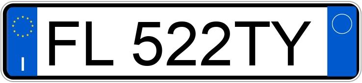 Numer rejestracyjny FL522TY posiada FORD Fiesta 7a serie Numer rejestracyjny FL522TY posiada FORD Fiesta 7a serie