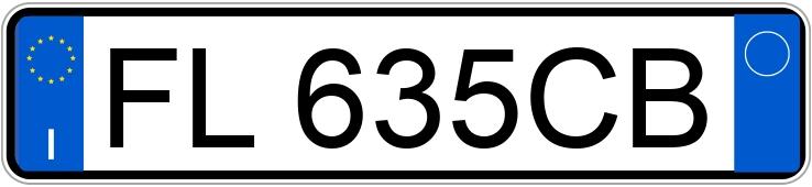 Numer rejestracyjny FL635CB posiada CITROEN C3 3a serie Numer rejestracyjny FL635CB posiada CITROEN C3 3a serie