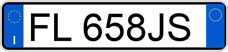 Numer rejestracyjny FL658JS posiada FIAT 500X