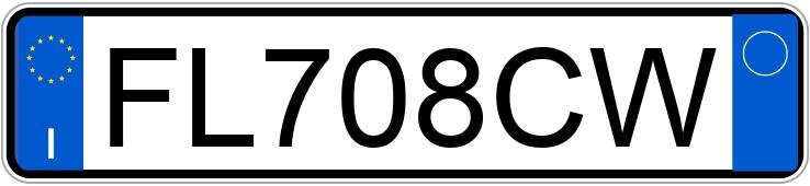 Numer rejestracyjny FL708CW posiada ALFA ROMEO Giulietta