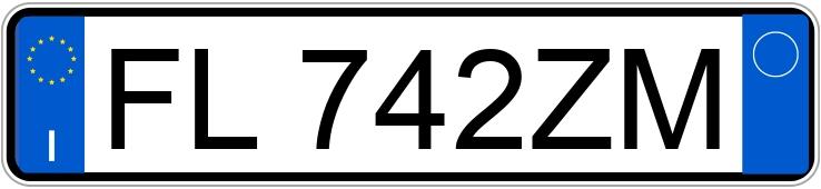 Numer rejestracyjny FL742ZM posiada FIAT Panda 3a serie