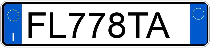 Numer rejestracyjny FL778TA posiada FIAT Tipo