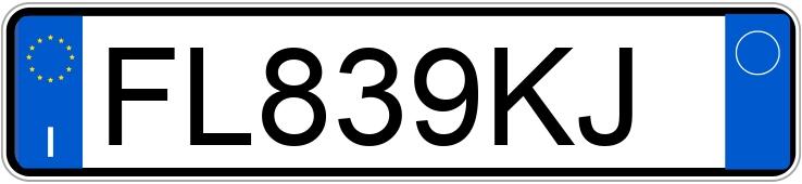 Numer rejestracyjny FL839KJ posiada FIAT Panda 3a serie Numer rejestracyjny FL839KJ posiada FIAT Panda 3a serie