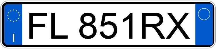 Numer rejestracyjny FL851RX posiada TOYOTA Yaris 2a serie Numer rejestracyjny FL851RX posiada TOYOTA Yaris 2a serie