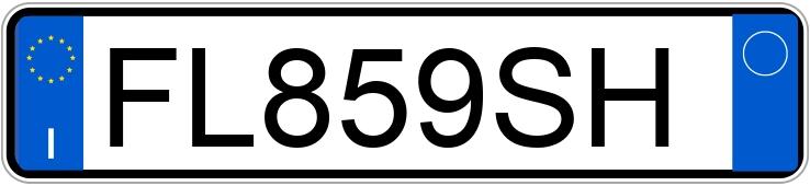 Numer rejestracyjny FL859SH posiada TOYOTA Aygo 2a serie