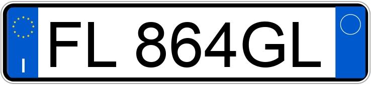 Numer rejestracyjny FL864GL posiada BMW Serie 3