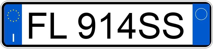 Numer rejestracyjny FL914SS posiada FIAT Punto 4a serie