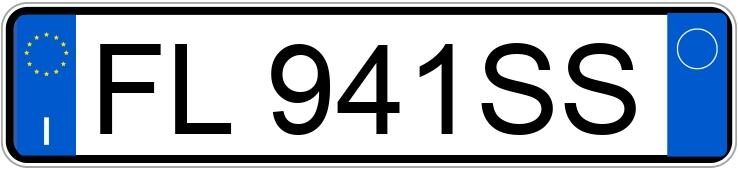 Numer rejestracyjny FL941SS posiada FIAT Panda 3a serie